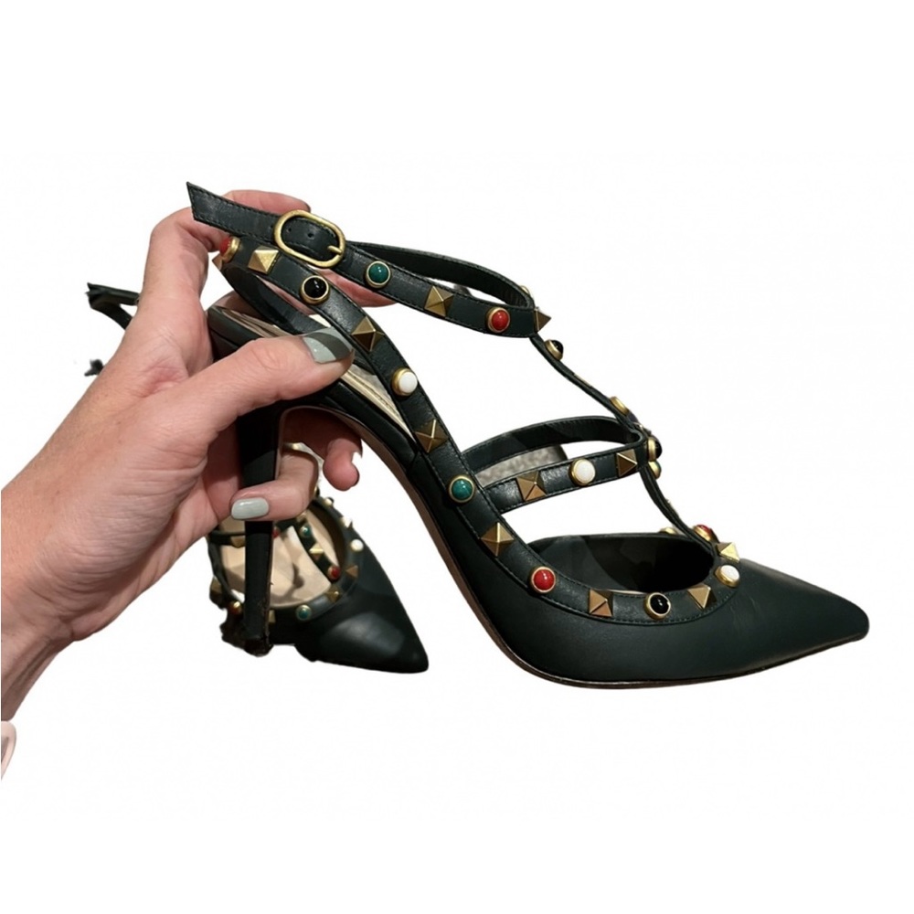 VALENTINO ROCKSTUD HEELS - Picture 2 of 8